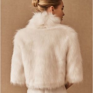 Anthropologie BHLDN Unreal Fur Desire Jacket